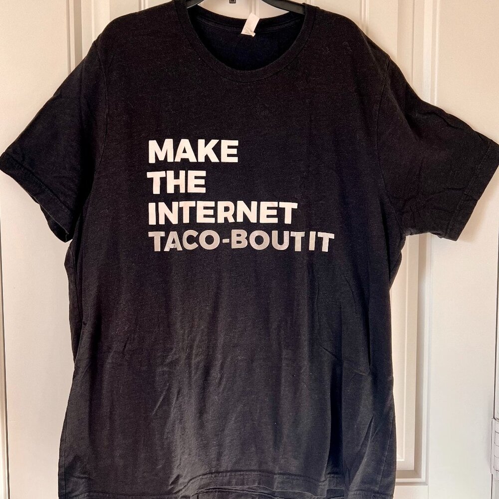 Bella+Canvas Google Fiber San Antonio Promo Tee - "Taco-Bout It "- XL